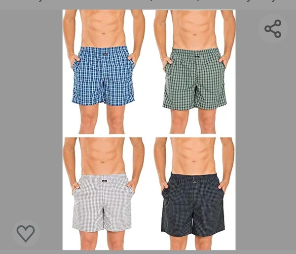 Jockey Men's Cotton Boxers (Pack of 4) Color May Vary - M. L. XL. XXL