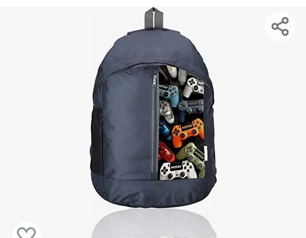 Sky My Fav 25 L Grey Laptop Backpack for Men Women / 