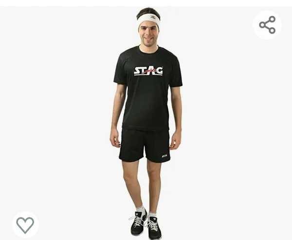 Stage STAG Men's Solid Regular Fit T-Shirt