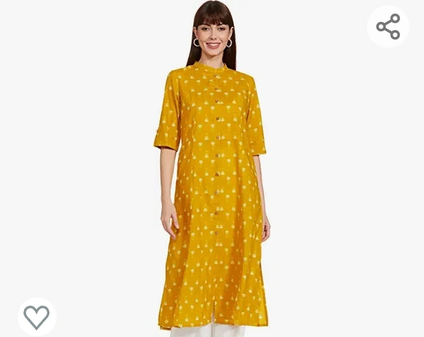 Aukuta Ayukta Women's Cotton Printed Kurta - M. L. XL. XXL