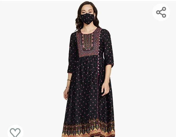 77BIBA Women's Cotton Regular Kurta - M. L. XL. XXL