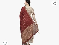 INDO ERA Women's Printed Pure Cotton Straight Kurta Palazzo With Dupatta Set(HHHHHHHHH1619) - M. L. XL. XXL