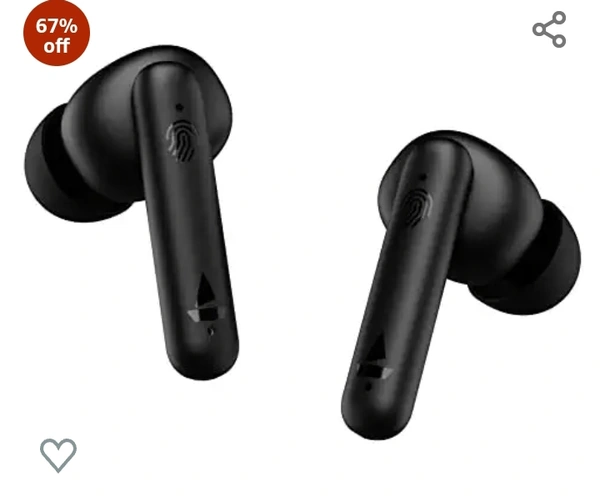 boAt Airdopes 141 True Wireless Earbuds with 42H Playtime, Beast™ Mode(Low Latency Upto 80ms) for Gaming, ENx™ Tech, ASAP™ Charge, IWP™, IPX4 Water Resistance, Smooth Touch Controls(Bold Black)67%off