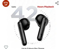 boAt Airdopes 141 True Wireless Earbuds with 42H Playtime, Beast™ Mode(Low Latency Upto 80ms) for Gaming, ENx™ Tech, ASAP™ Charge, IWP™, IPX4 Water Resistance, Smooth Touch Controls(Bold Black)67%off