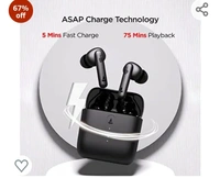 boAt Airdopes 141 True Wireless Earbuds with 42H Playtime, Beast™ Mode(Low Latency Upto 80ms) for Gaming, ENx™ Tech, ASAP™ Charge, IWP™, IPX4 Water Resistance, Smooth Touch Controls(Bold Black)67%off