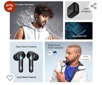 boAt Airdopes 141 True Wireless Earbuds with 42H Playtime, Beast™ Mode(Low Latency Upto 80ms) for Gaming, ENx™ Tech, ASAP™ Charge, IWP™, IPX4 Water Resistance, Smooth Touch Controls(Bold Black)67%off