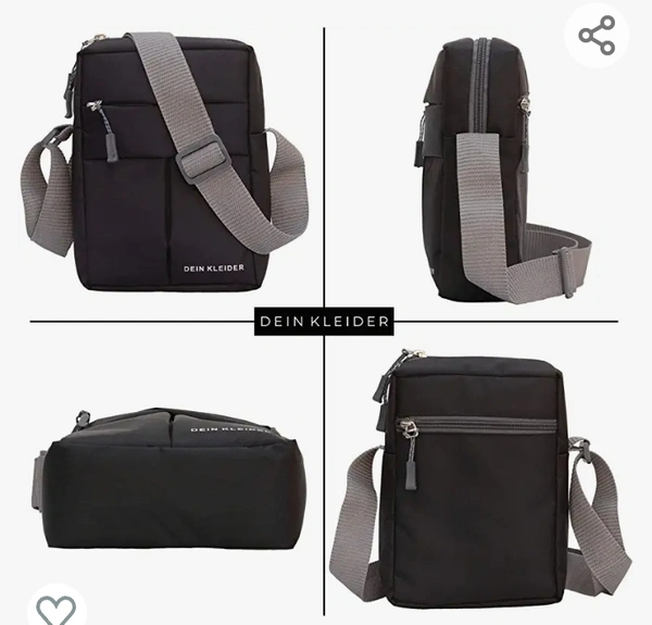 DEIN KLEIDER Men's Nylon Messenger Bag
