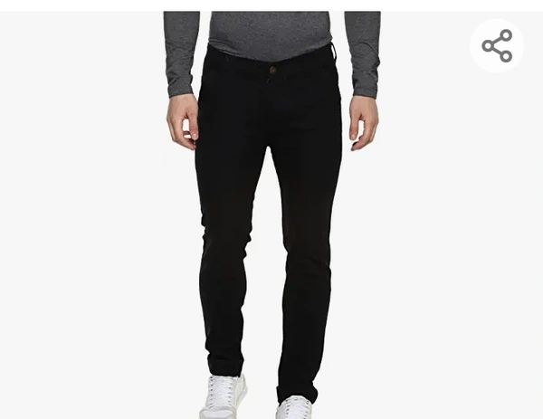 Urbano Fashion Men's Slim Fit Black Stretch Jeans - 30.40.42.44.46