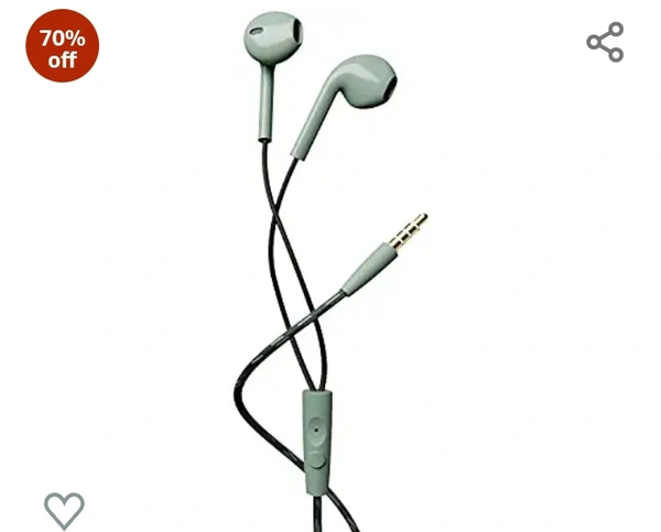 boAt bassheads 105 Wired in Ear Earphones with Mic (Green)Amazon'sChoice