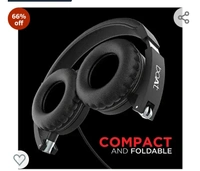 boAt Bassheads 900 Wired On Ear Headphones with Mic (Carbon Black)Amazon's