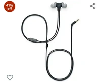 JBL Endurance Run, Sports in Ear Wired Earphones with Mic, Sweatproof, Flexsoft eartips, Magnetic Earbuds, Fliphook & TwistLock Technology with Voice Assistant Support for Mobiles (Black)Amazon'sChoice