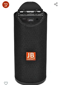 Super Bass Portable Wireless Bluetooth Speaker with inbuilt Phone Stand Built-in mic, TF Card Slot, USB Port - Multi ColorAmazon'sChoicefor "bluetooth