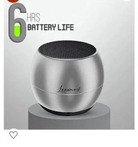 LANDMARK LM BT1045 Smallest Wireless Bluetooth Speaker with Powerful Bass Sound & in-Built Mic with Voice Assistance - Silver