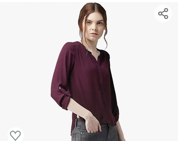 Stylistico Shirt Style Casual Up and Down Top for Women's - M. L. XL.XXL