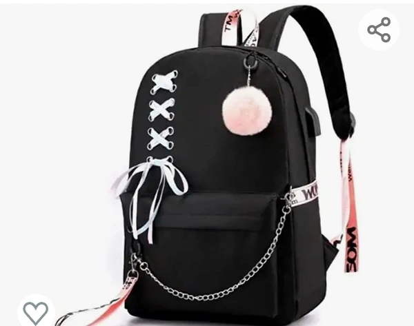 msatrw Preppy Style Fashion Waterproof Women Girls Backpack Korean Design Drawstring Chain travel College Office Bag Laptop Backpack
