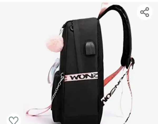 msatrw Preppy Style Fashion Waterproof Women Girls Backpack Korean Design Drawstring Chain travel College Office Bag Laptop Backpack
