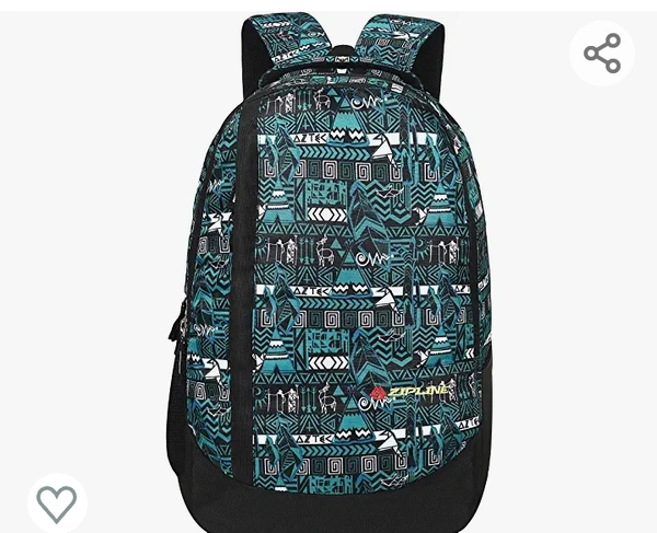ZIPLINE Unisex Casual Polyester 36 L Backpack School Bag Women Men Boys Girls Children Daypack College Bag Book School Sports Bag