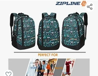 ZIPLINE Unisex Casual Polyester 36 L Backpack School Bag Women Men Boys Girls Children Daypack College Bag Book School Sports Bag