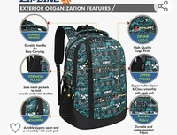 ZIPLINE Unisex Casual Polyester 36 L Backpack School Bag Women Men Boys Girls Children Daypack College Bag Book School Sports Bag