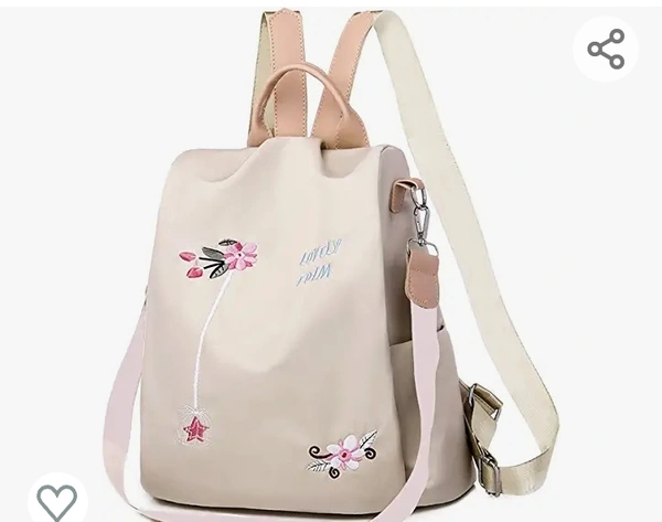 IRMAO 2021 New Flower Embroidered Artistic National Style Oxford Large Capacity Women's Bag Generation Backpack