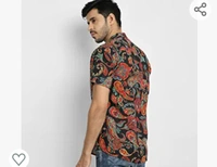 Men's Casual Regular Fit Solid Rayon Shirt Half Sleeves - M. L. XL. XXL