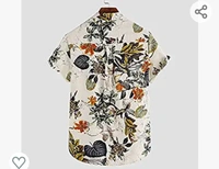 371Aradhna Mens strechebel Printed Half Sleve Shirts - M. L. XL. XXL
