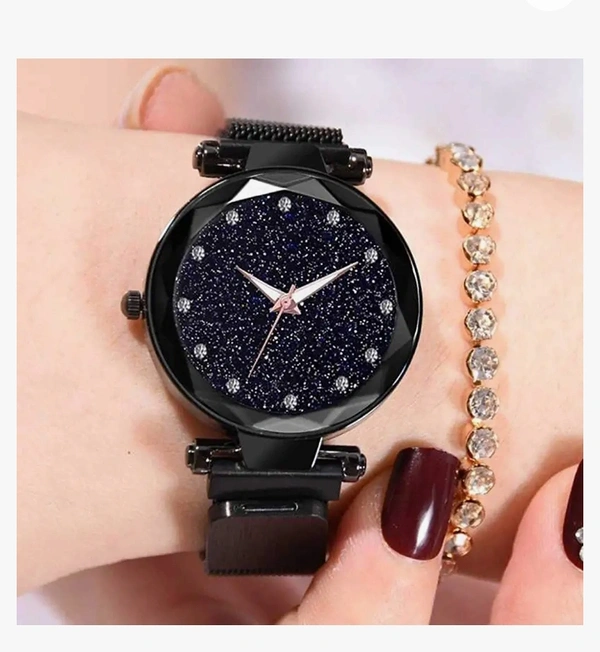 Acnos 4 Colors Magnet Strap Analogue Women's and Girls Watch Sweet Heart 4 Colors Bracelet Combo for Girl's & Women's Watch (Set of 2)