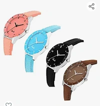 Acnos Analogue Multicolour Dial Women's Watch - Pack of 4