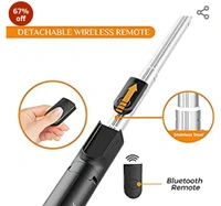 Wellcool  WeCool Bluetooth Extendable Selfie Sticks with Wireless Remote and Tripod Stand, 3-in-1 Multifunctional Selfie Stick with Tripod Stand Compatible with iPhone/OnePlus/Samsung/Oppo/Vivo and All Phones