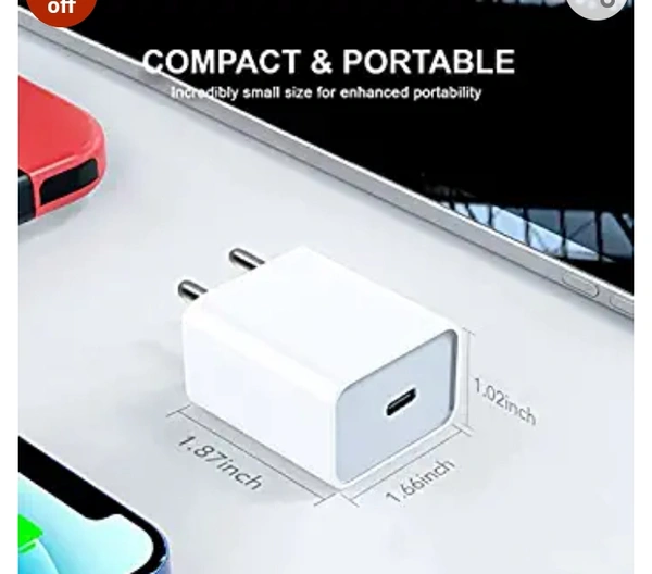 UNIGEN 20W USB Type-C PD Wall Charger Fast Charging Adapter for iPhone 13/13 Pro Max/13 mini/12/12 Mini/12 Pro/12 Pro Max/11/11 Pro Max/Xs Max/XR/X, iPad Pro 202069%off69%off
