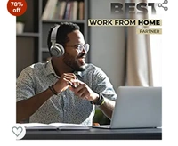 Hammer Bash 2.0 Over The Ear Wireless Bluetooth Headphones with Mic, Deep Bass, Foldable Headphones, Upto 8 Hours Playtime, Workout/Travel, Bluetooth 5.0 (Grey)