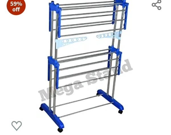 Mega stand Stainless Steel Cloth Drying Stand