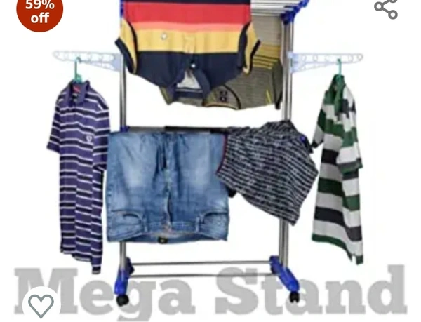 Mega stand Stainless Steel Cloth Drying Stand