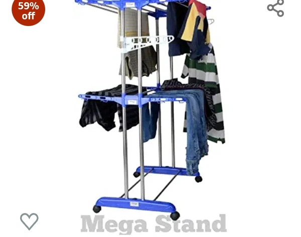 Mega stand Stainless Steel Cloth Drying Stand