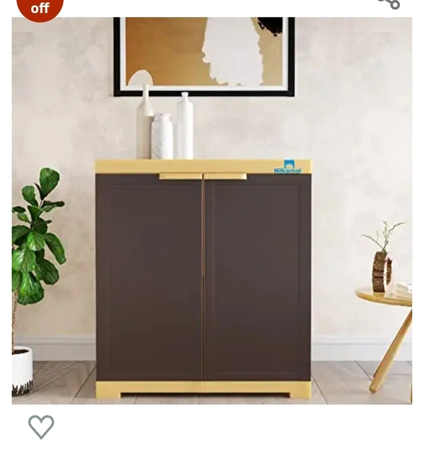 Nilkamal Compatible Freedom Mini Small (FMS) Plastic Free Standing Cabinet (Weather Brown Biscuit)27%off