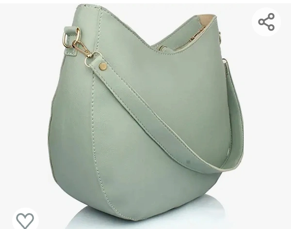 OCA Women's Artificial Leather Curve Shoulder Bags Purse,Semi-Mint