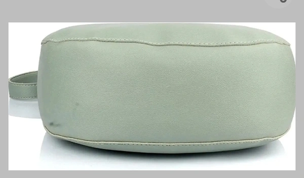 OCA Women's Artificial Leather Curve Shoulder Bags Purse,Semi-Mint