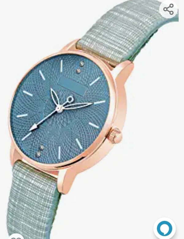 DAINTY Girl's and Women's Quartz Watch with Analogue Display and Leather Strap