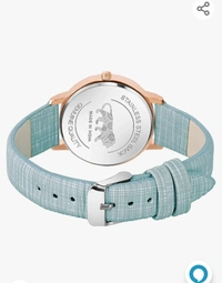 DAINTY Girl's and Women's Quartz Watch with Analogue Display and Leather Strap