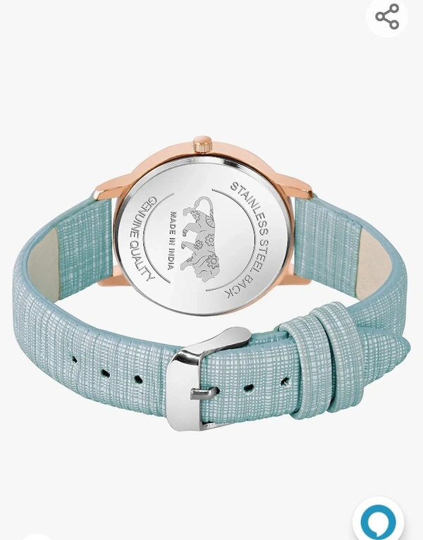 DAINTY Girl's and Women's Quartz Watch with Analogue Display and Leather Strap
