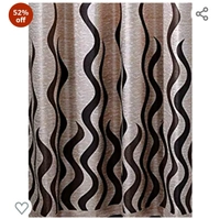 Home Sizzler Eyelet Polyester Door Curtains ,7ft (Set of 2)(Brown)Amazon'sChoicefor "