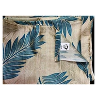 Homefab India Set of 2 Candy Plain Aqua Blue Curtains(HF297)60%off
