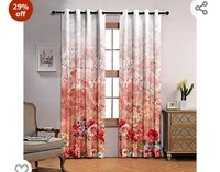 Ultimate Trends Polyester Floral Curtain, Door 7 feet Pack of 1, (UTCR25072_7ft_1_New)29%off
