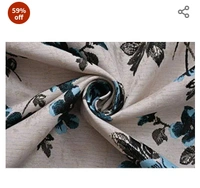 Onesto Jute Lilly Curtains for Long Door 9 Feet Long | Medium Window Curtain | Yarn Weaved Parda | Modern Designer Parde for Living Room Bedroom | Screens with Eyelet Ring | Hypoallergenic (Blue,2pc)59%off
