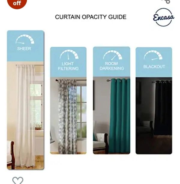 Lemmon  Fresh From Loom Curtains for Door 8 Feet Long | Big Window Curtain Premium Polyester Weaved Parda | Latest Modern Parde for Living Room Bedroom | Home Jacquard Screens (Aqua, 2pc Only)54%off
