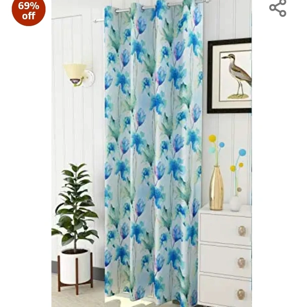 Devsang Polyester Eyelet for Home & Living Room Door Curtain69%off69%off