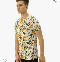 Veirdo Men's Cotton Round Neck Half Sleeve Regular Fit Floral Printed Combo T-Shirt-Pack of 2
