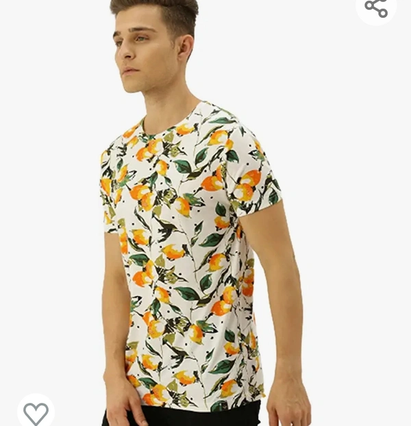 Veirdo Men's Cotton Round Neck Half Sleeve Regular Fit Floral Printed Combo T-Shirt-Pack of 2
