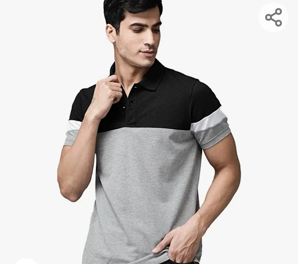 LEOTUDE Regular Fit Half Sleeve Men's Polo T-Shirt Combo (Pack of 3)