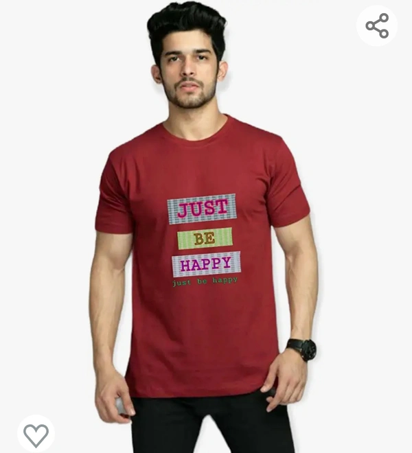 CUSTOMSCART Men's Solid Regular Fit Cotton T-Shirt (Combo Pack of 4) L Size (40) IIndian Size L3